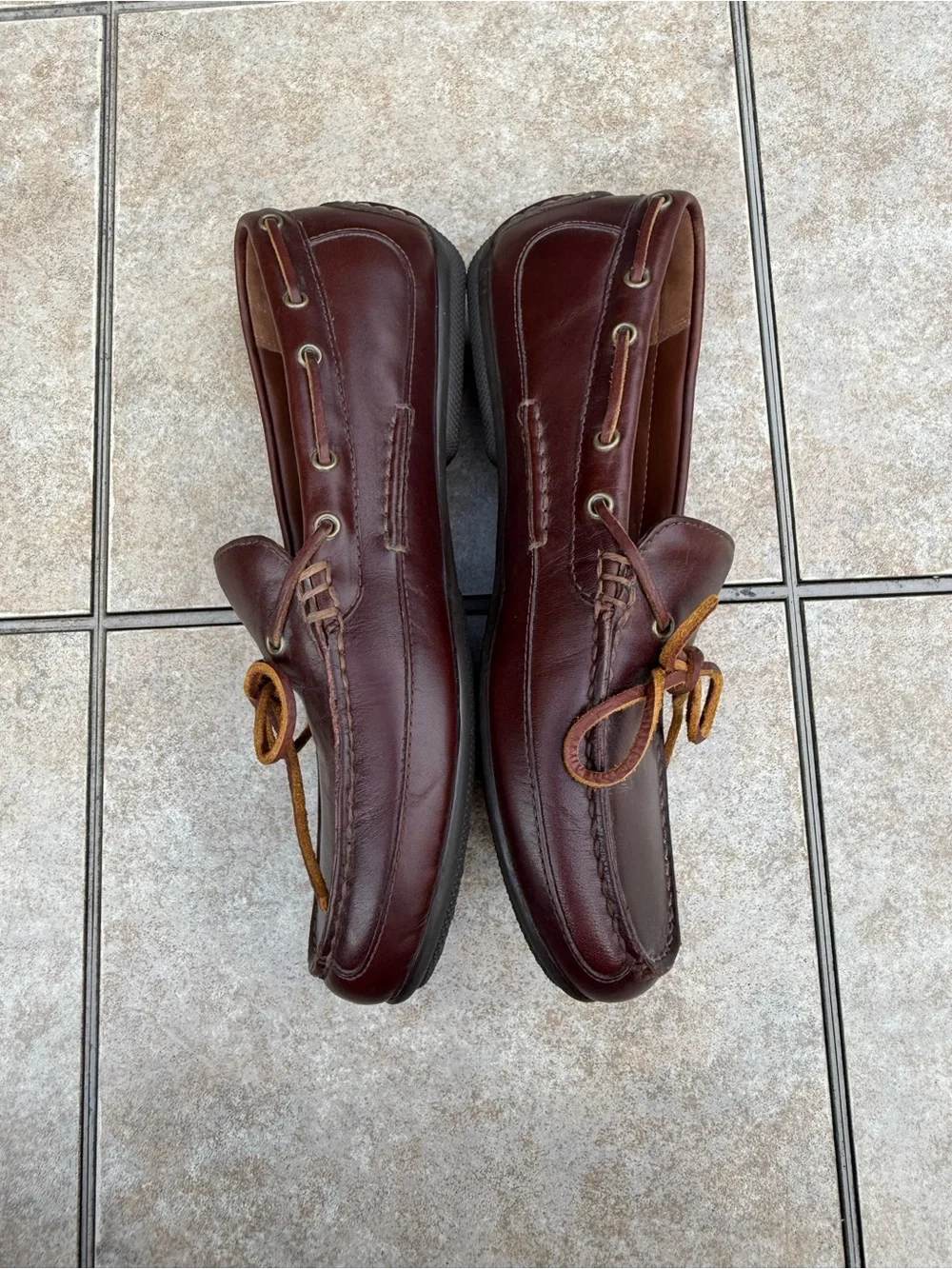 Polo Ralph Lauren Roberts men's brown leather shoes
